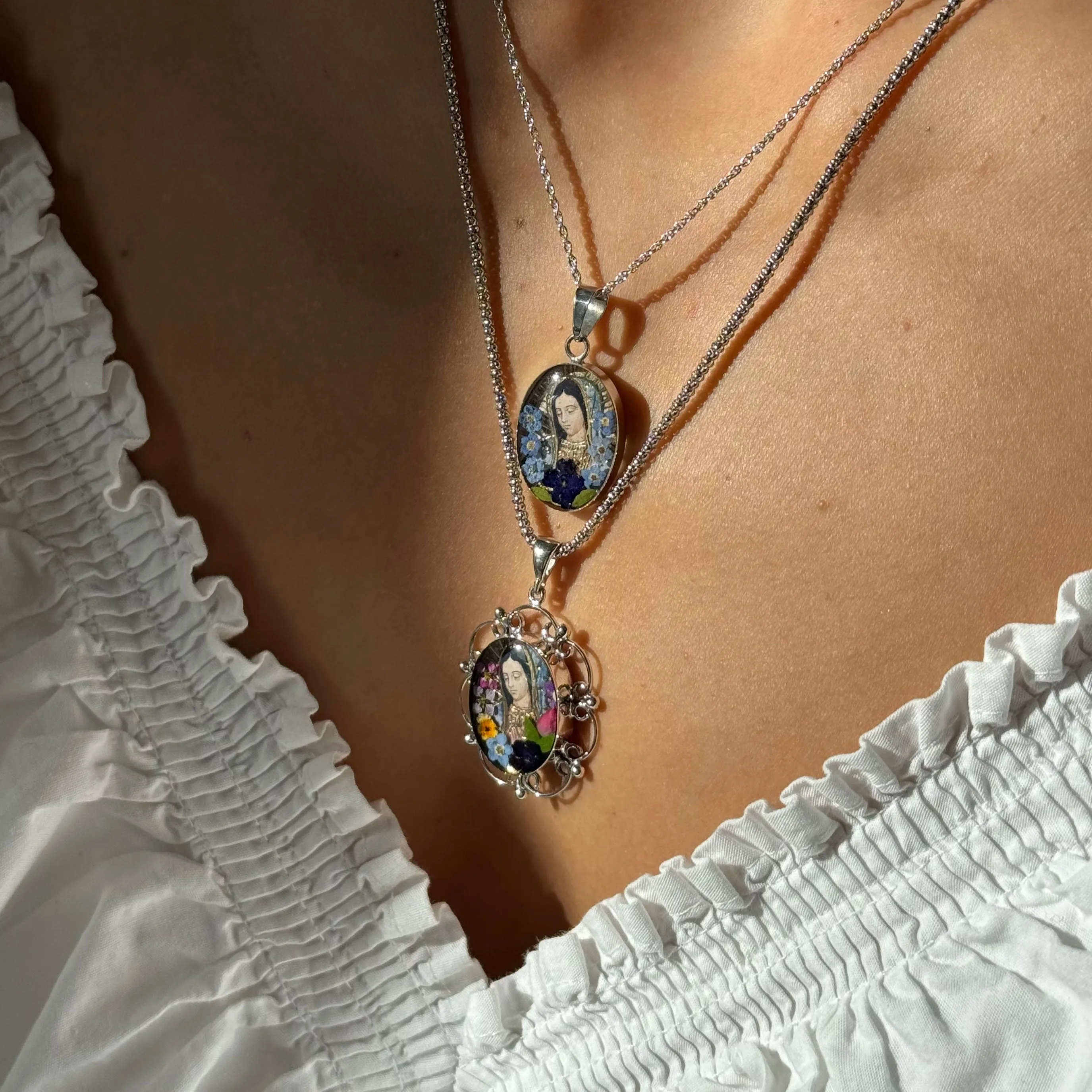 Double Sided Guadalupe Necklace