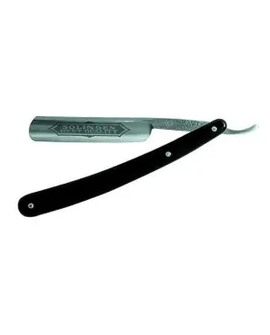 Dovo Straight Razor, Cellidur Black Handle 5/8'', Solingen, Germany