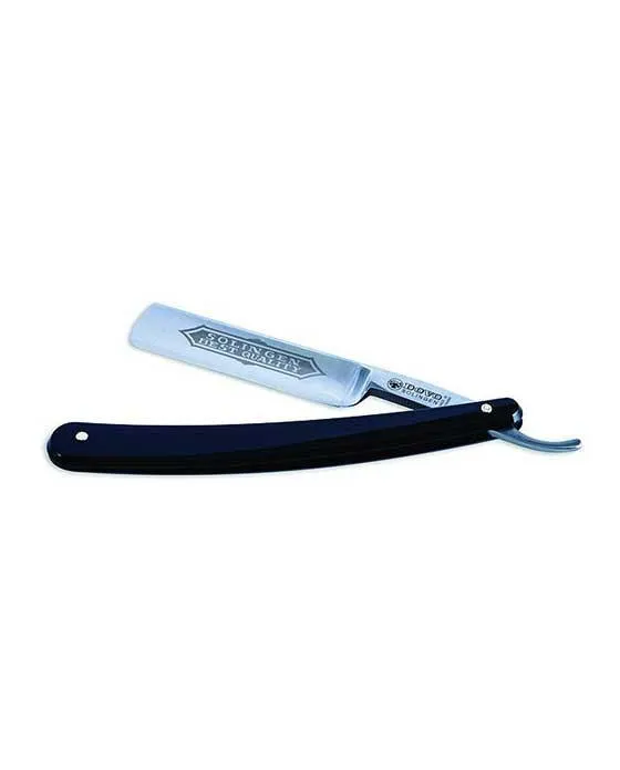 Dovo Straight Razor, Cellidur Black Handle 6/8'', Solingen, Germany