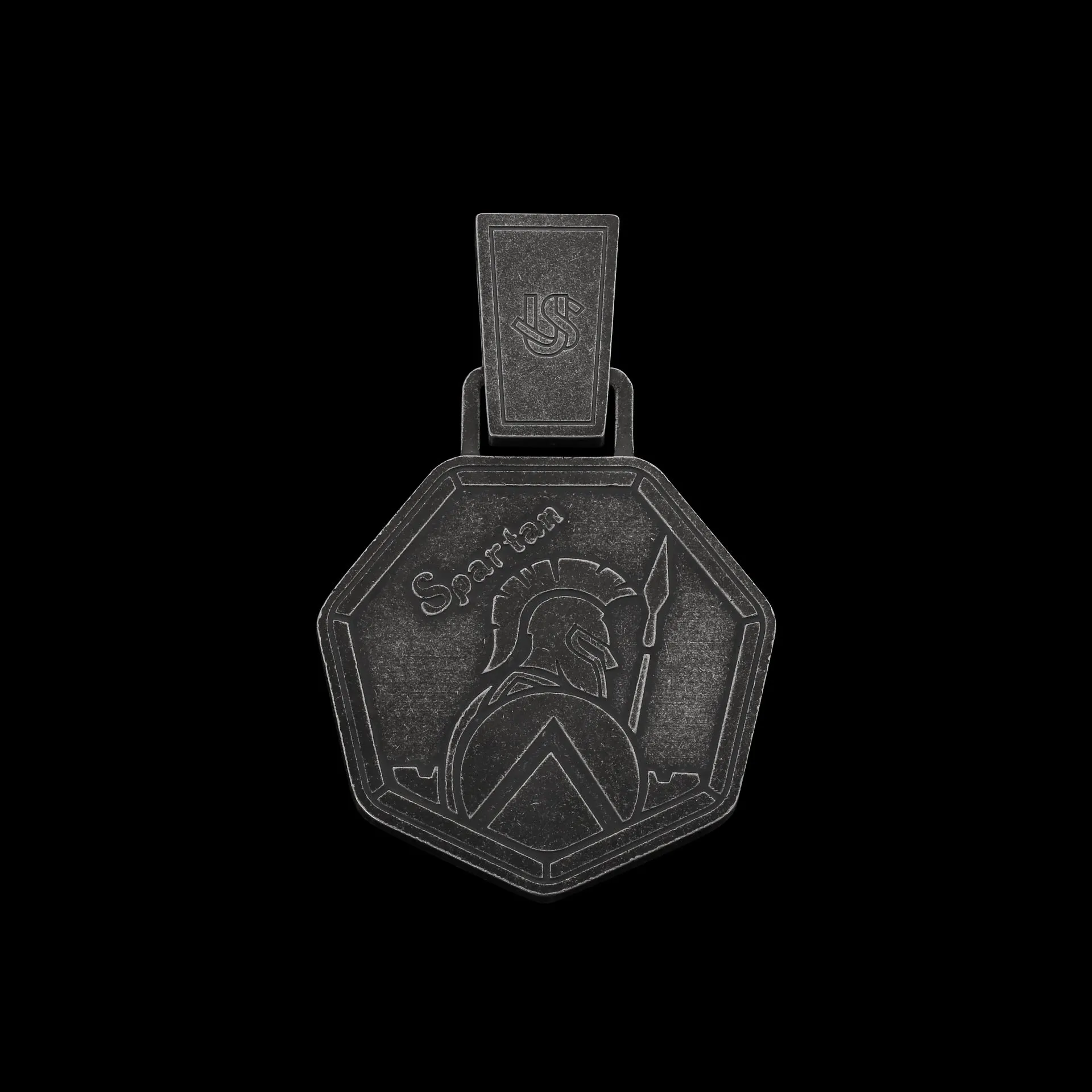Dual US Warriors: Two-Sided Pendant