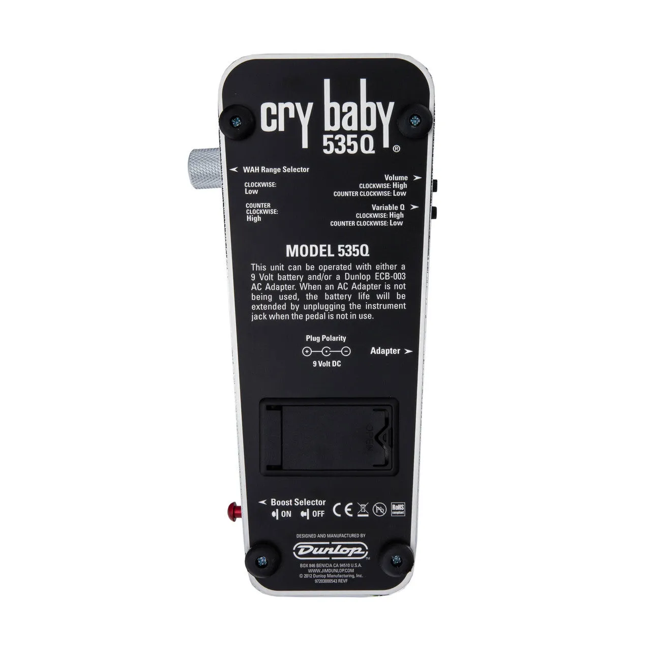Dunlop Cry Baby 535Q Multi-Wah, Chrome