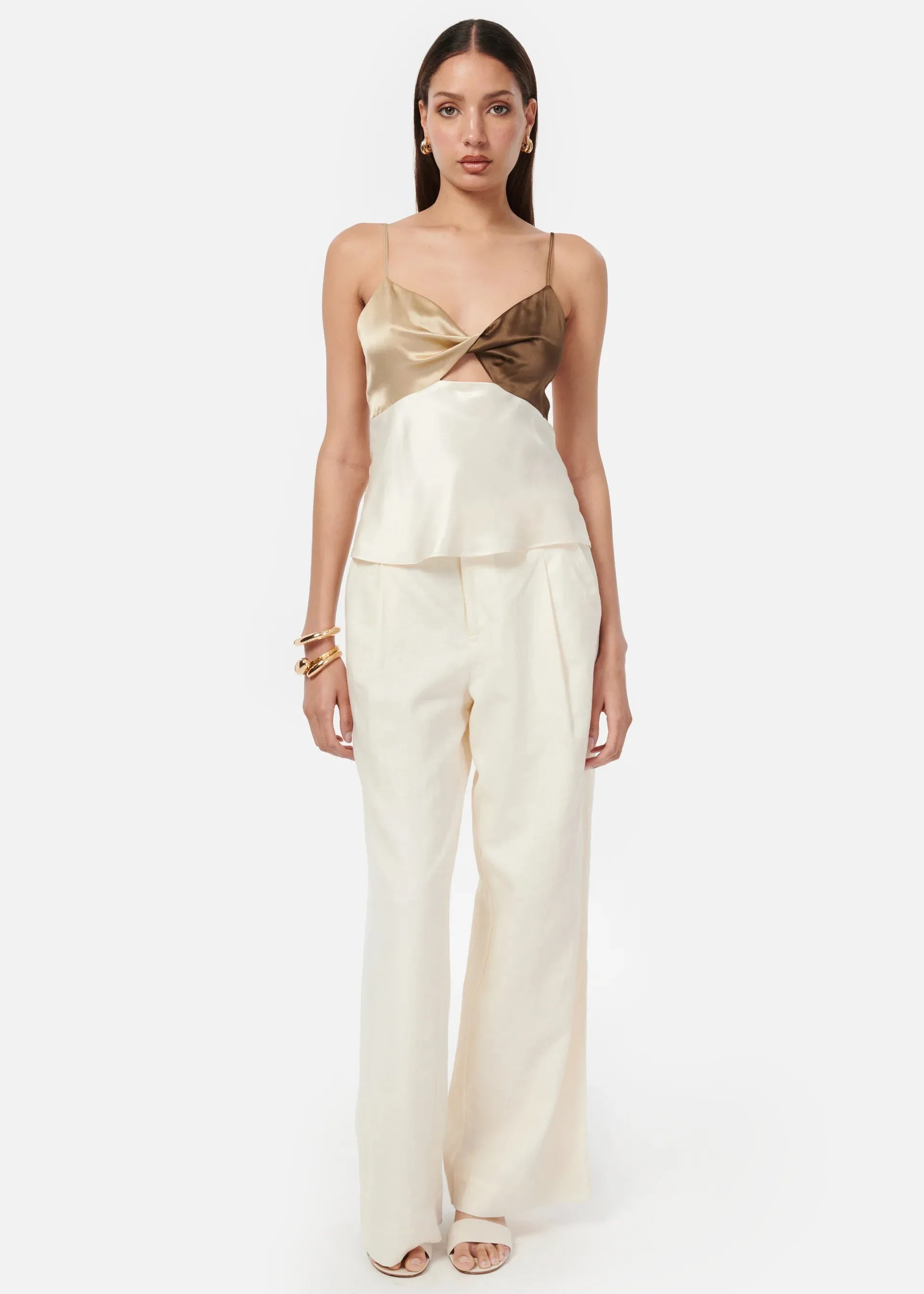 EDITH CAMISOLE NEUTRAL COLORBLOCK