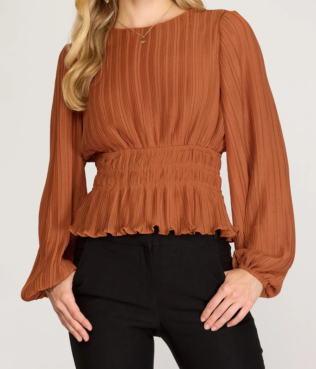 EMMA TOP - RUST