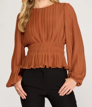 EMMA TOP - RUST