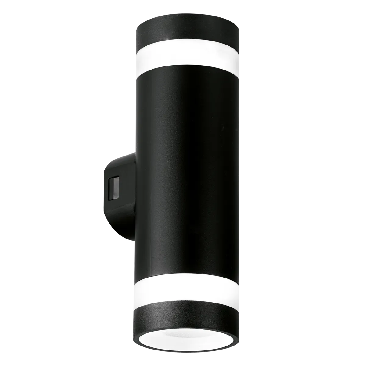Enlite WL11/CS 230V 10W LED IP65 Wall Light Round Halo Trim Up & Down Black 3000K/4000K/6500K