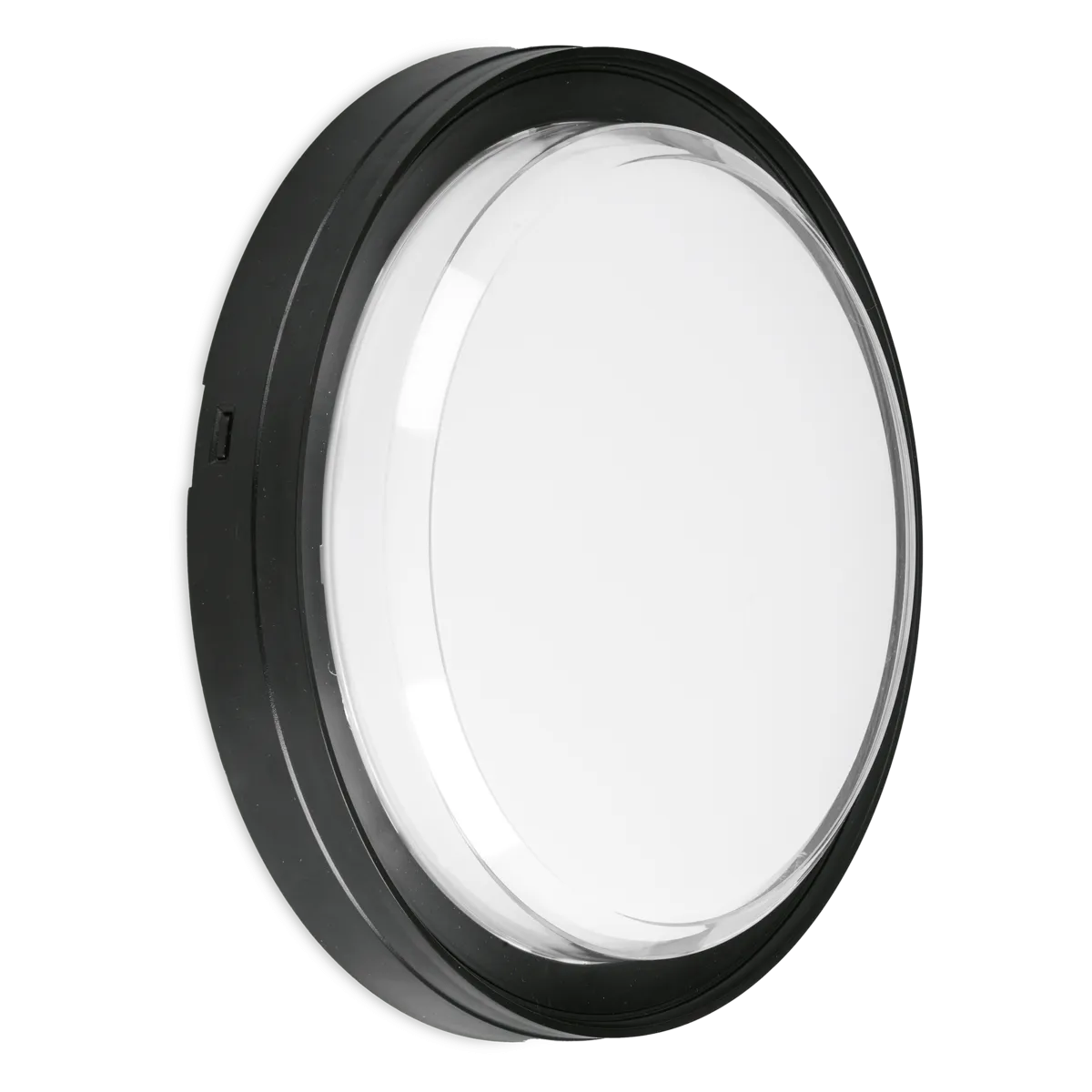 Enlite WL1/CS 230V 15W LED IP65 CCT Bulkhead Round Black 3000K/4000K/6500K