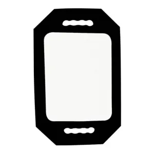 Espejo Rectangular Foamy Negro