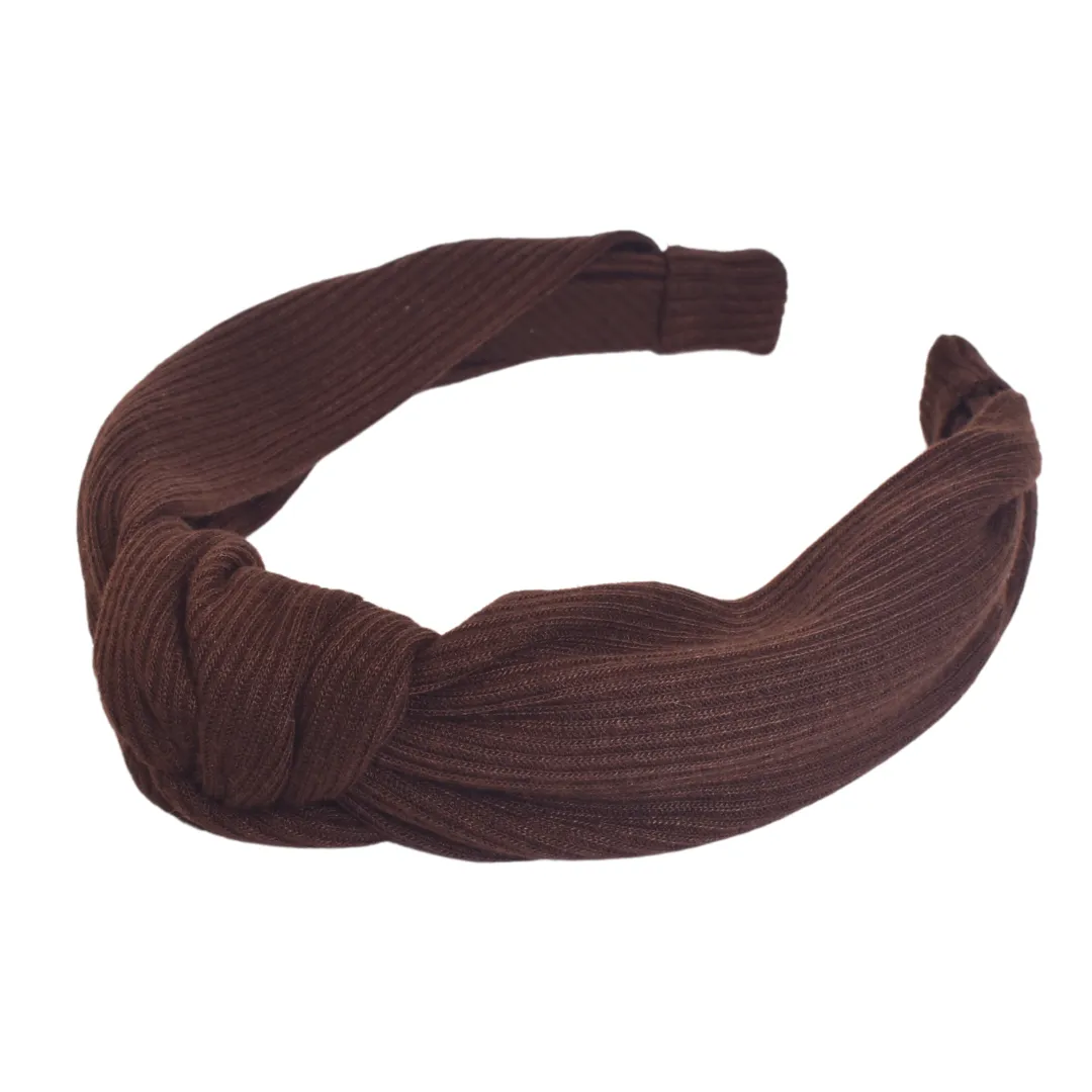 Essential Knotted Headband (Brown)