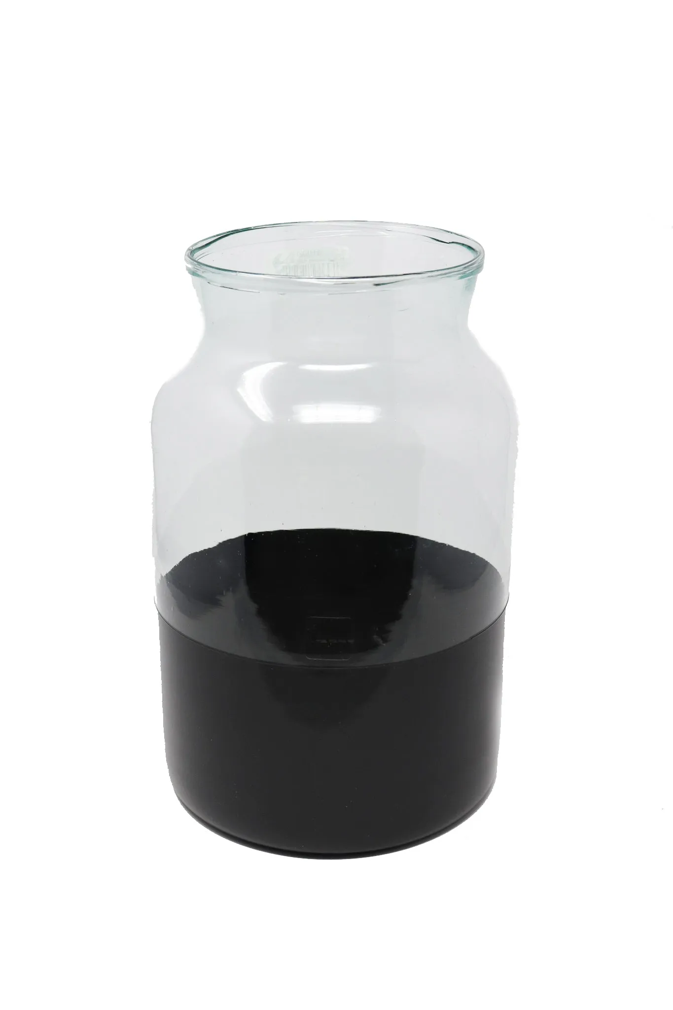 Etu Black Colorblock Mason Jar  Medium
