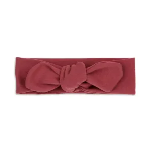 Evie Knotted Headband Berry