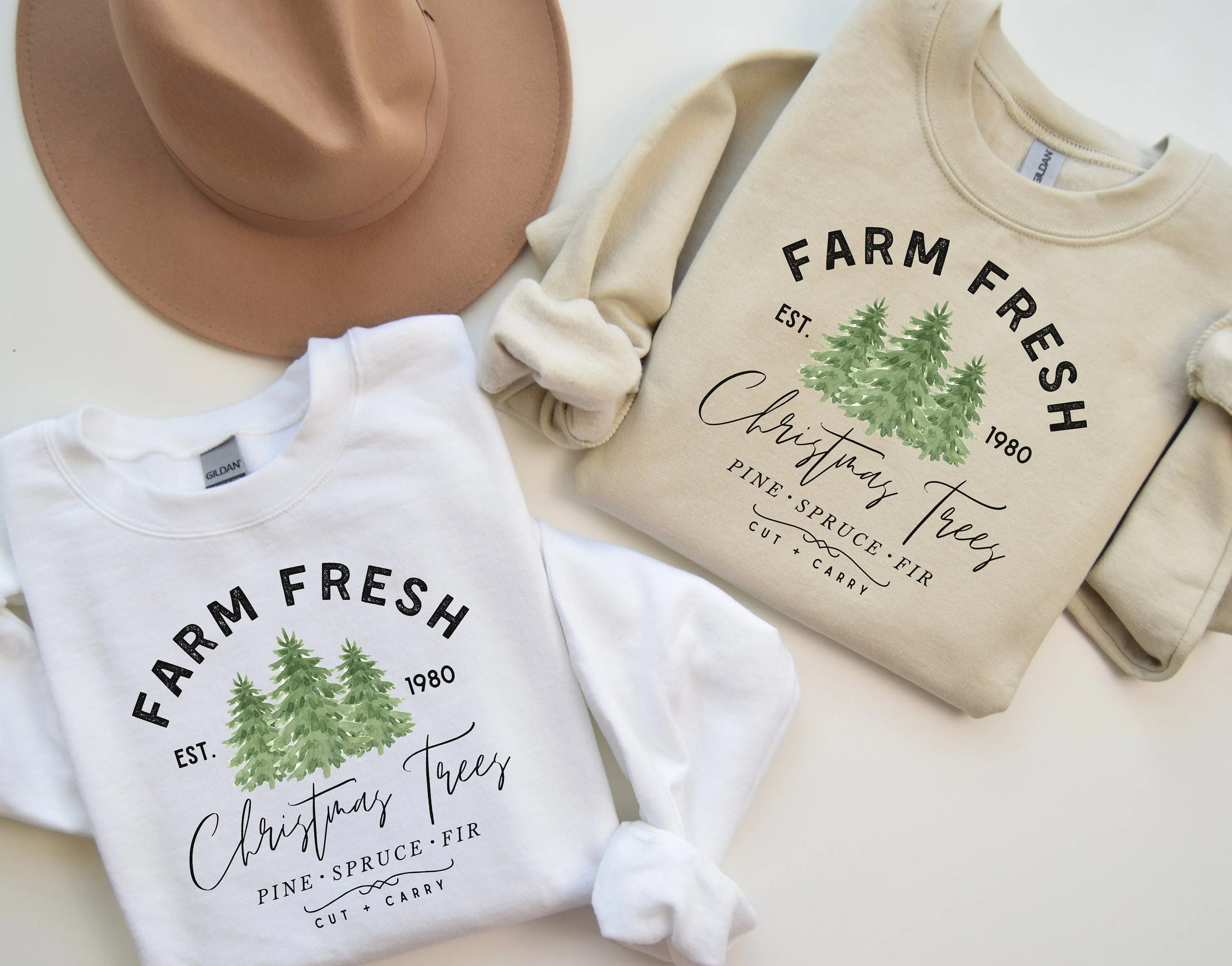Farm Fresh Trees Womens Christmas Sweater