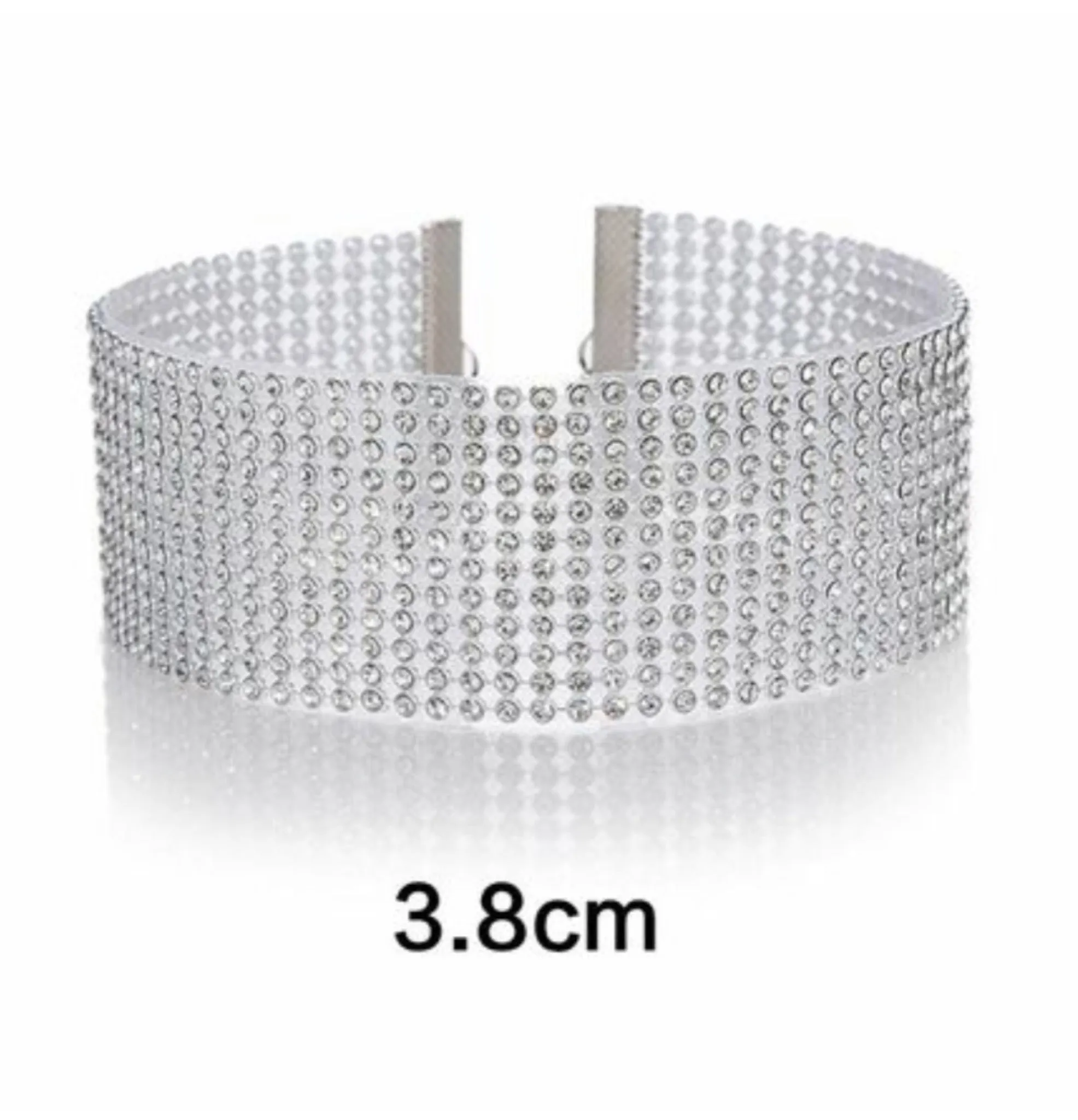 Faux Crystal Bling Rhinestone Choker