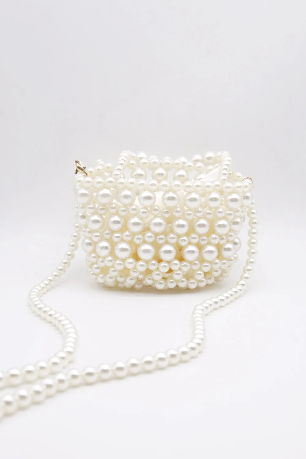 Felice Pearl Beads Tote