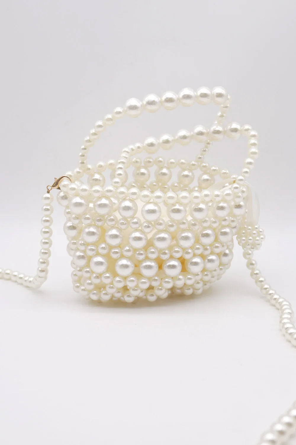 Felice Pearl Beads Tote