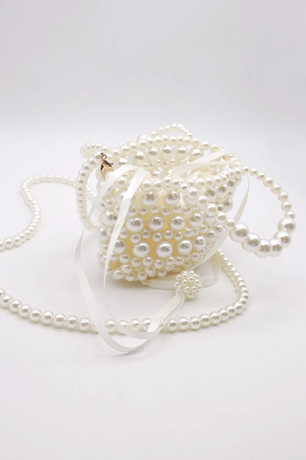 Felice Pearl Beads Tote