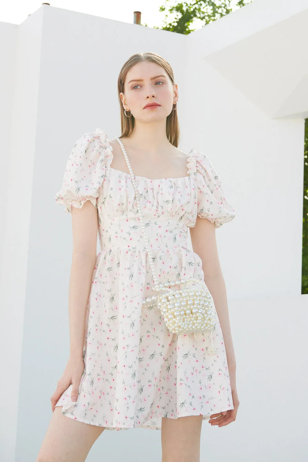 Felice Pearl Beads Tote