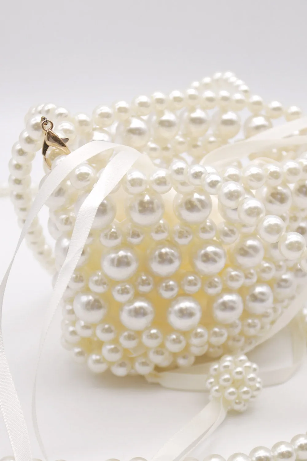 Felice Pearl Beads Tote