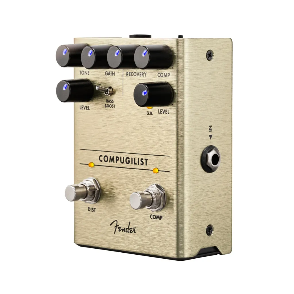 Fender Compugilist Compressor/Distortion Guitar Effects Pedal
