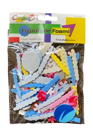 FIGURAS FOAMY PEGAMENTO CUMPLEAÑOS 20 GR 2005 NAEN