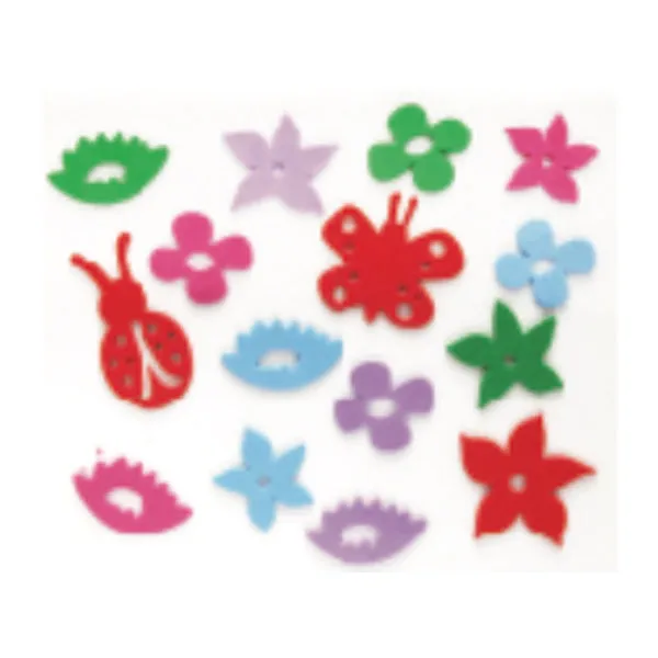 FIGURAS FOAMY PEGAMENTO FLORES PEQUEÑAS 20 GR 1019 NAEN