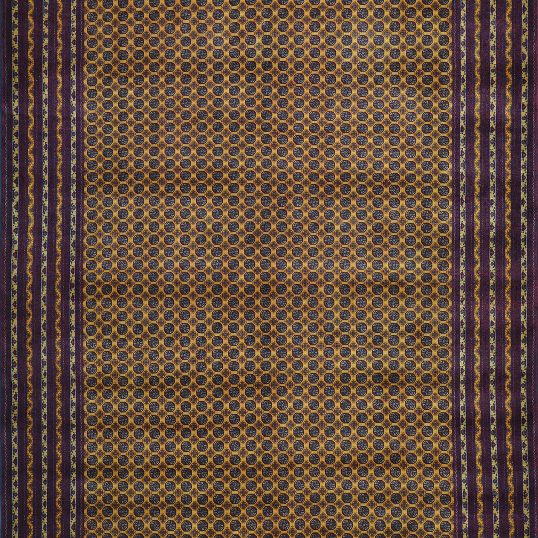 Fine Hand-Knotted Turkmen Tribal Traditional Wool Rug (Size 6.9 X 9.8) Cwral-9615