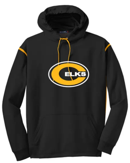 Fleece Colorblock Hooded Sweatshirt - SPED24