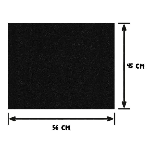 FOAMY 45X56 DIAMANTINA NEGRO NAEN MNK
