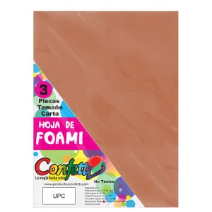 FOAMY CARTA 3 PZ CARNE NAEN MNK