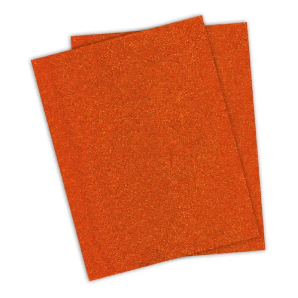 FOAMY CARTA DIAMANTINA 2 PZ NARANJA NAEN