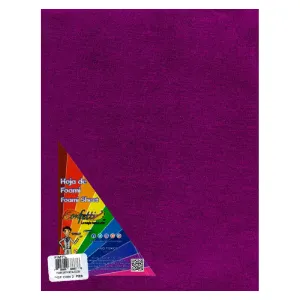 FOAMY CARTA METALICO 2 PZ MORADO NAEN