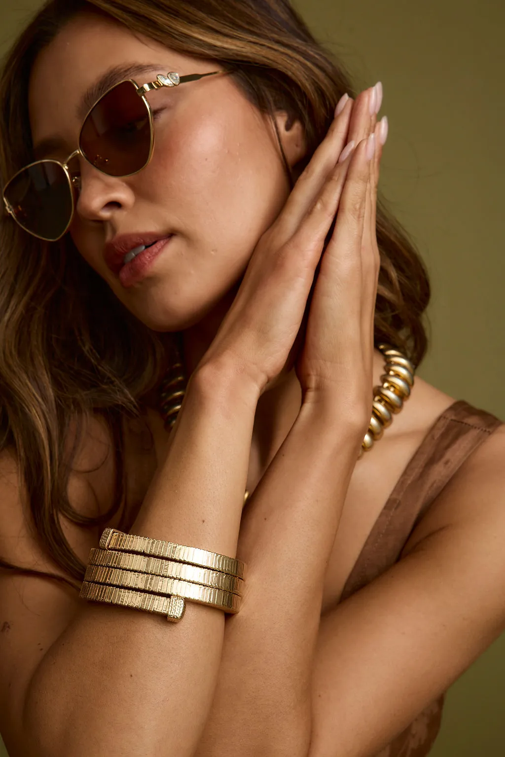 Forevermore Gold Metal Bangle