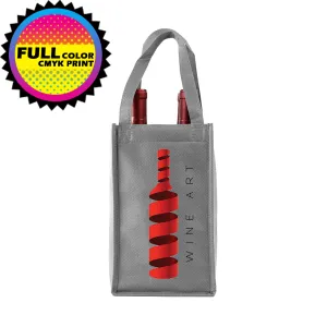 Four Bottle Wine Tote, Double Layered Premium Plus *Fully Customizable*