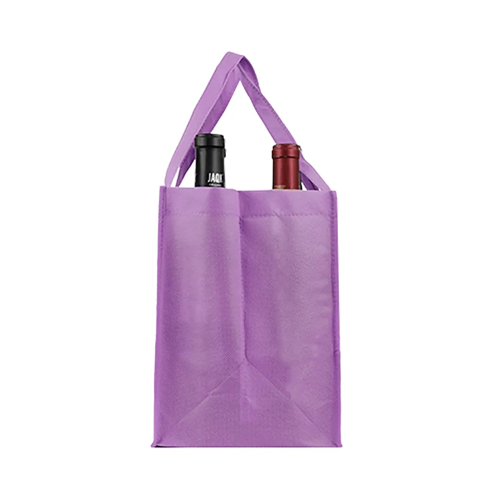Four bottle Wine Tote, Reinforced Handles *Fully Customizable*