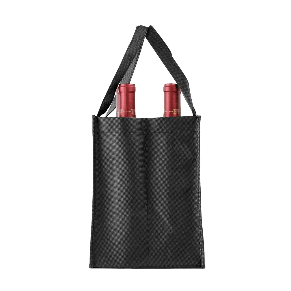 Four bottle Wine Tote, Reverse Reinforced Handles *Fully Customizable*