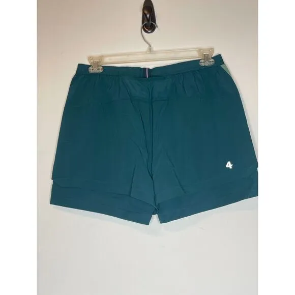 Fourlaps Womens Performance Running Athletic Lined Command Shorts