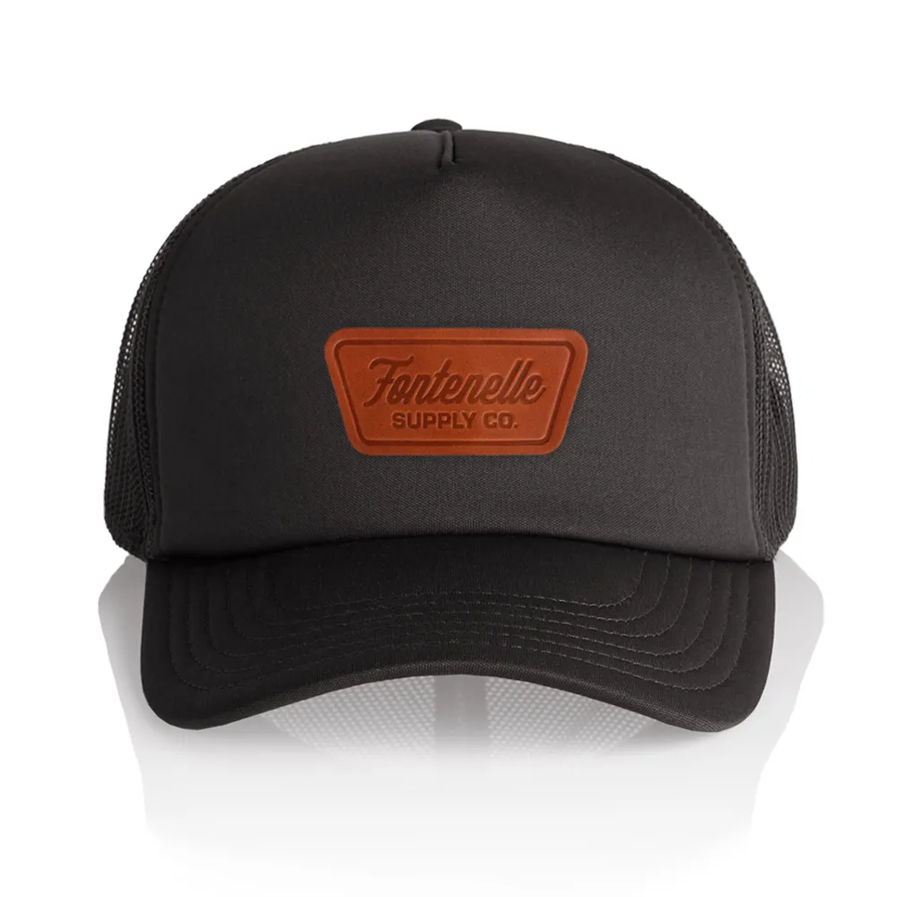 FSC Leather Patch Foam Trucker Hat