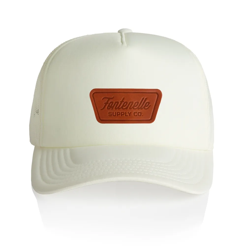 FSC Leather Patch Foam Trucker Hat