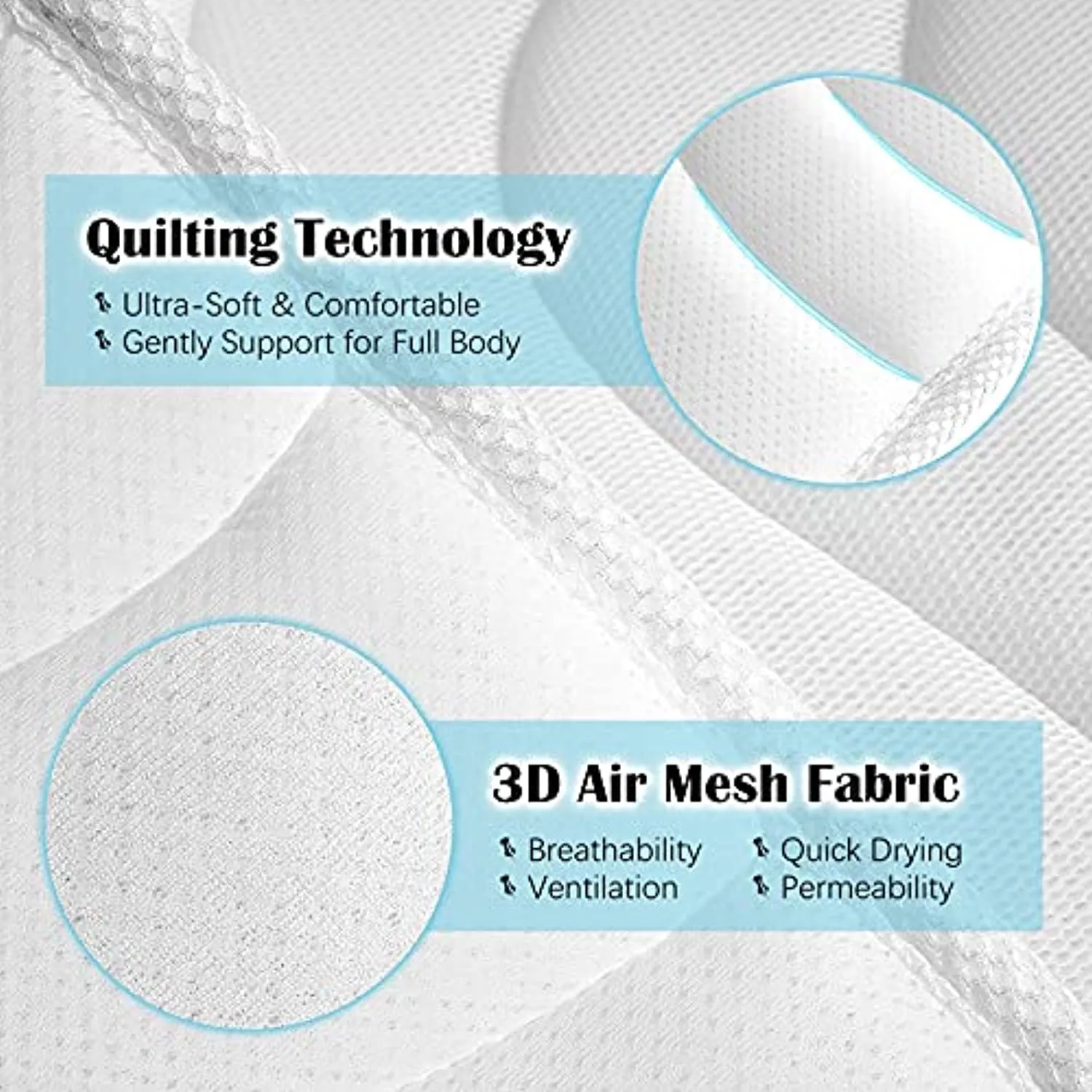 Full Body Bath Pillow, Upgraded Non-Slip Bath Cushion for Tub, Spa Bathtub Pillow Mattress for Head Neck Shoulder and Back Rest Support，Hot Tub Accessories – 50"x 15"