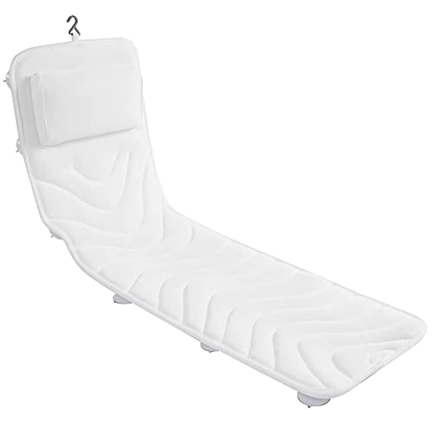 Full Body Bath Pillow, Upgraded Non-Slip Bath Cushion for Tub, Spa Bathtub Pillow Mattress for Head Neck Shoulder and Back Rest Support，Hot Tub Accessories – 50"x 15"
