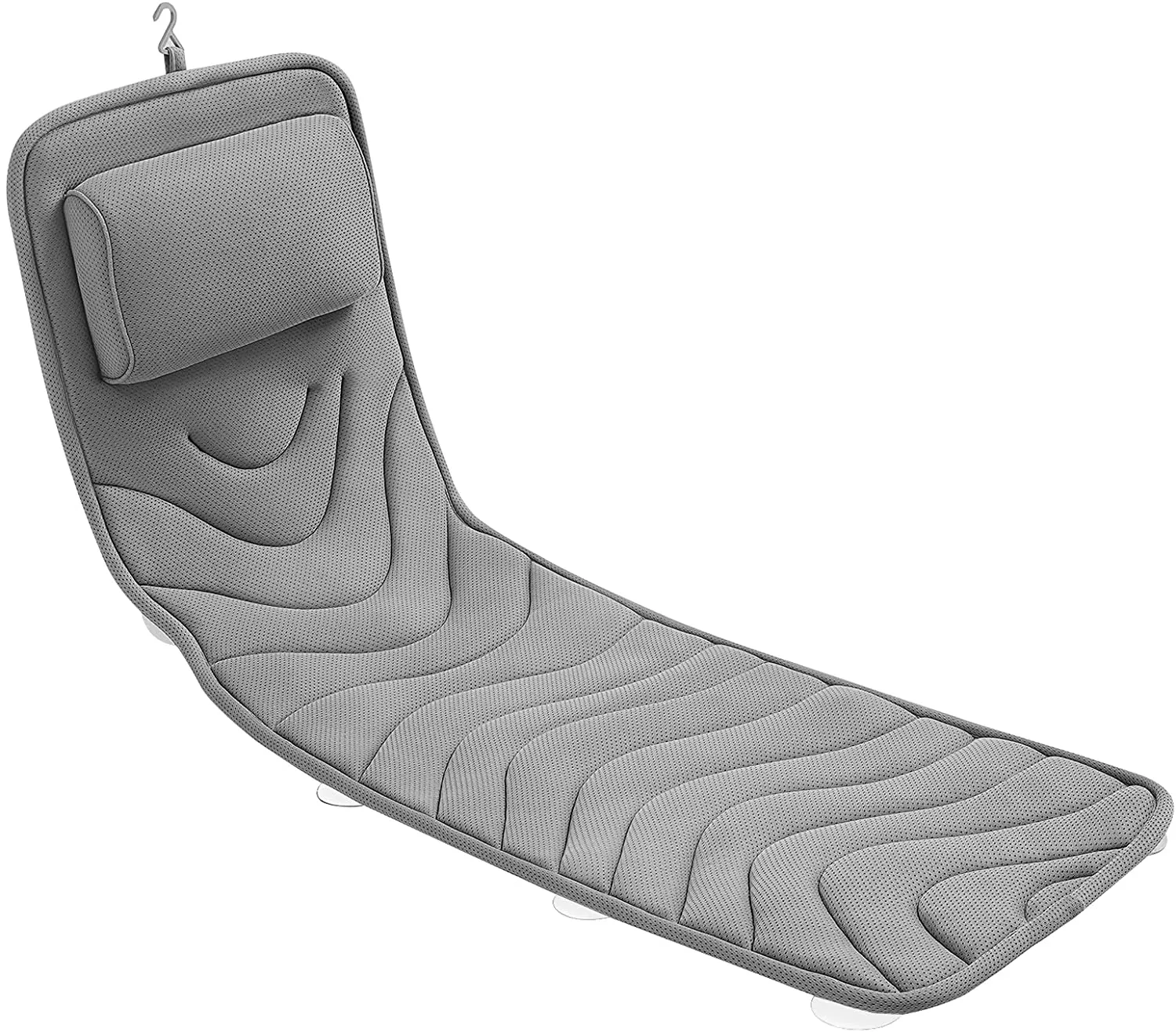 Full Body Bath Pillow, Upgraded Non-Slip Bath Cushion for Tub, Spa Bathtub Pillow Mattress for Head Neck Shoulder and Back Rest Support，Hot Tub Accessories – 50"x 15"