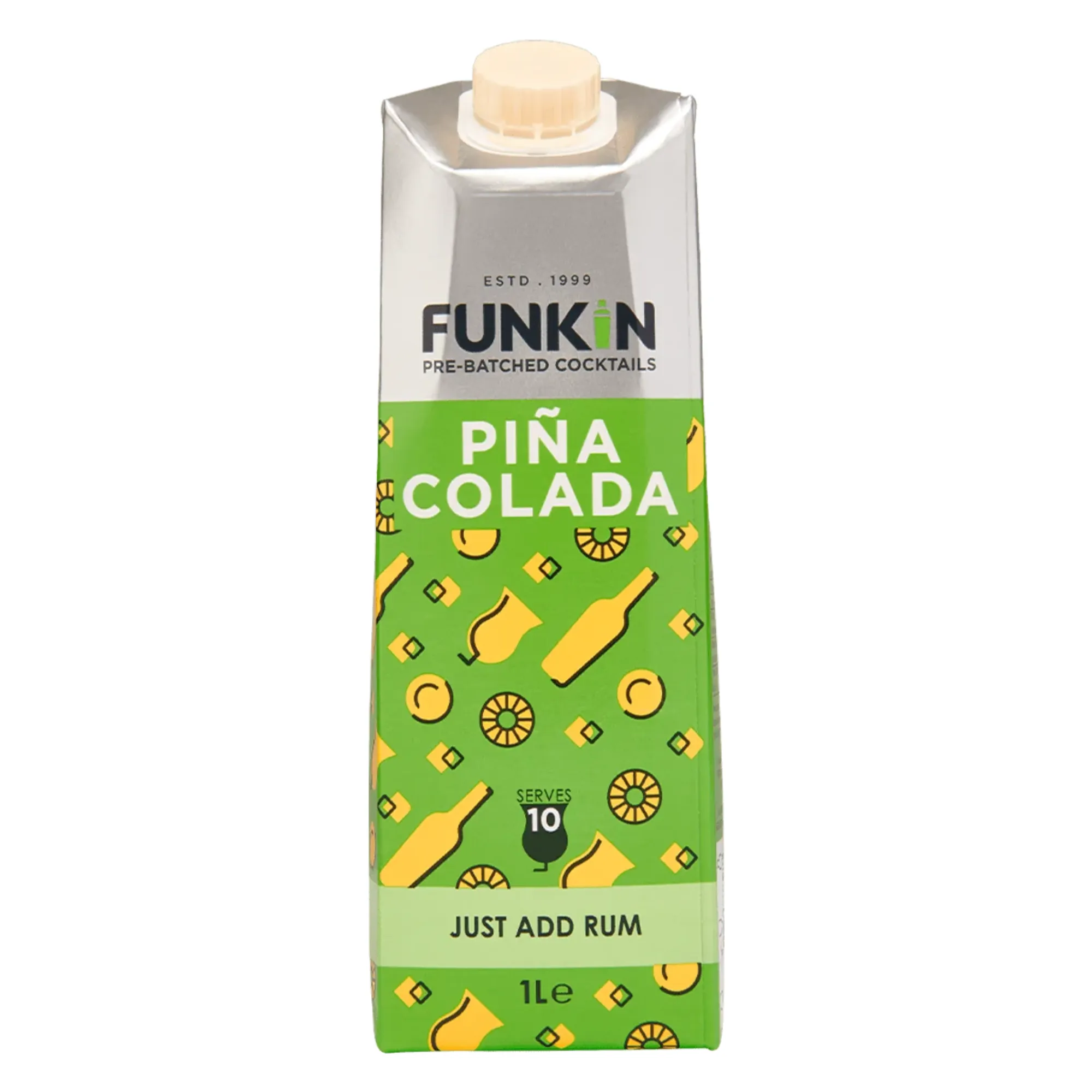 Funkin Pre-Batched Cocktails Piña Colada Mixer 1L