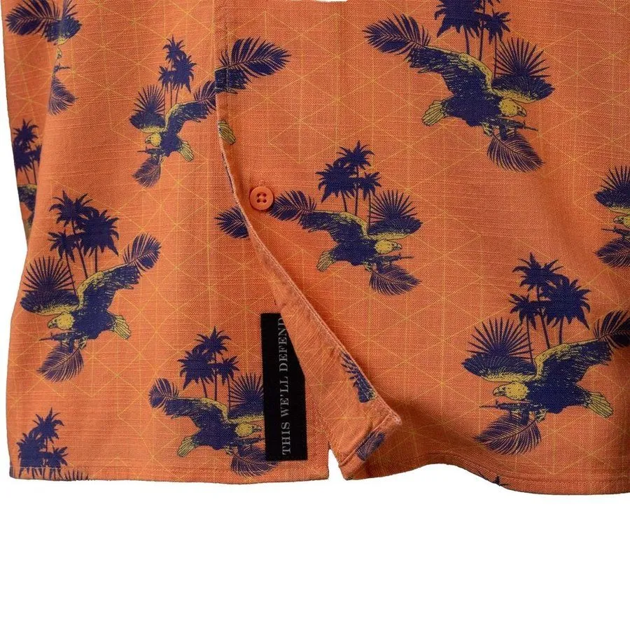 Getaway Americaw Button Down - Orange