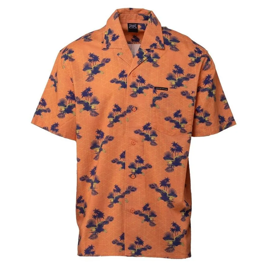 Getaway Americaw Button Down - Orange