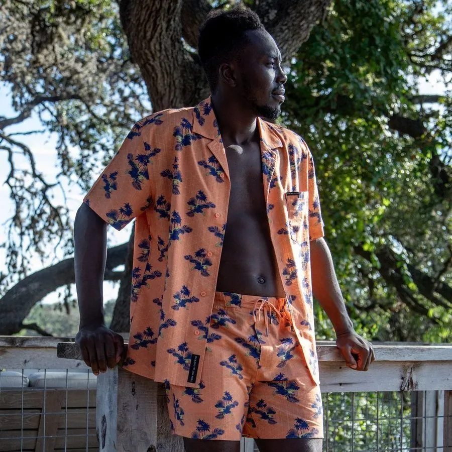 Getaway Americaw Button Down - Orange