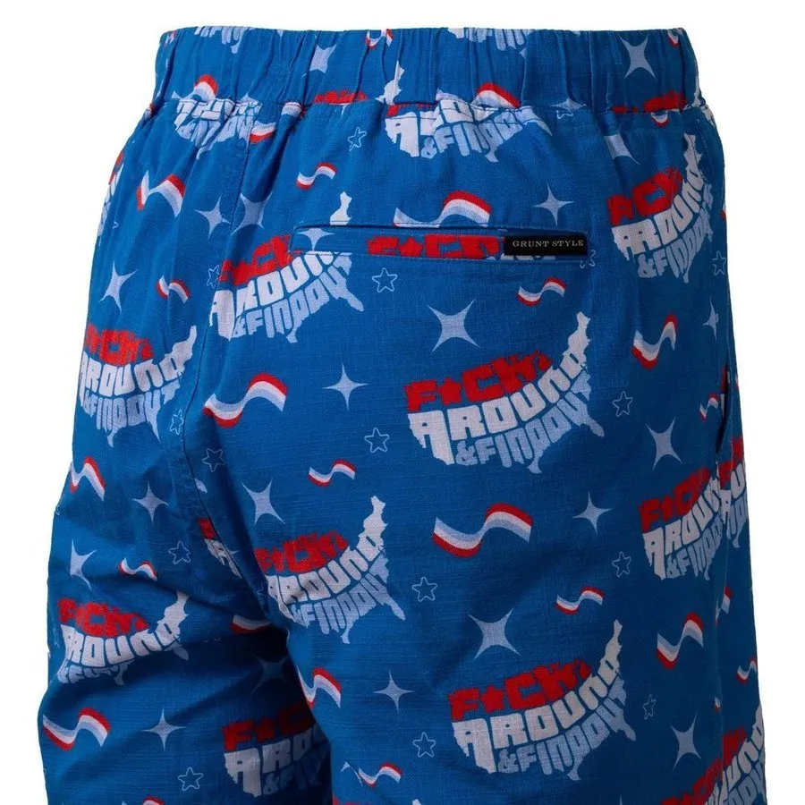 Getaway Casual Shorts - FAFO - Light Blue
