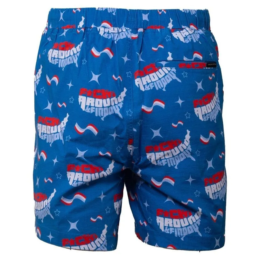 Getaway Casual Shorts - FAFO - Light Blue