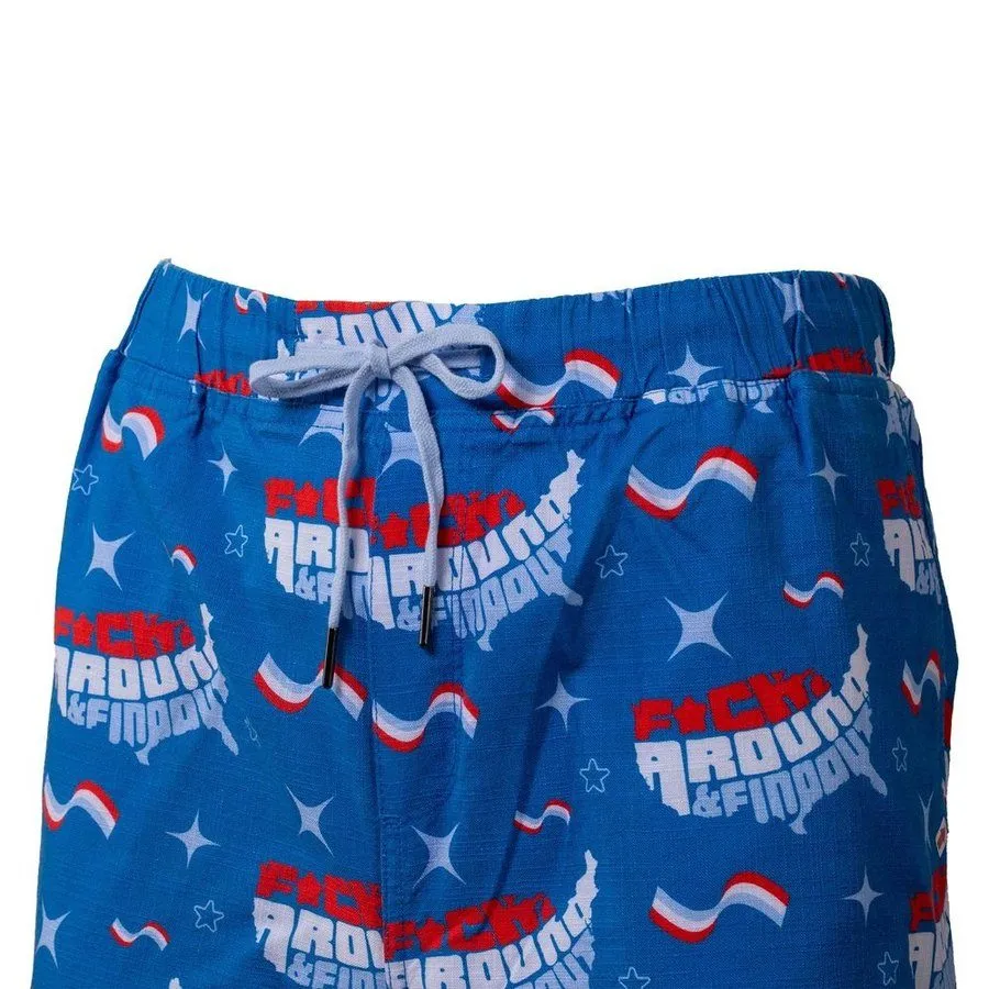 Getaway Casual Shorts - FAFO - Light Blue