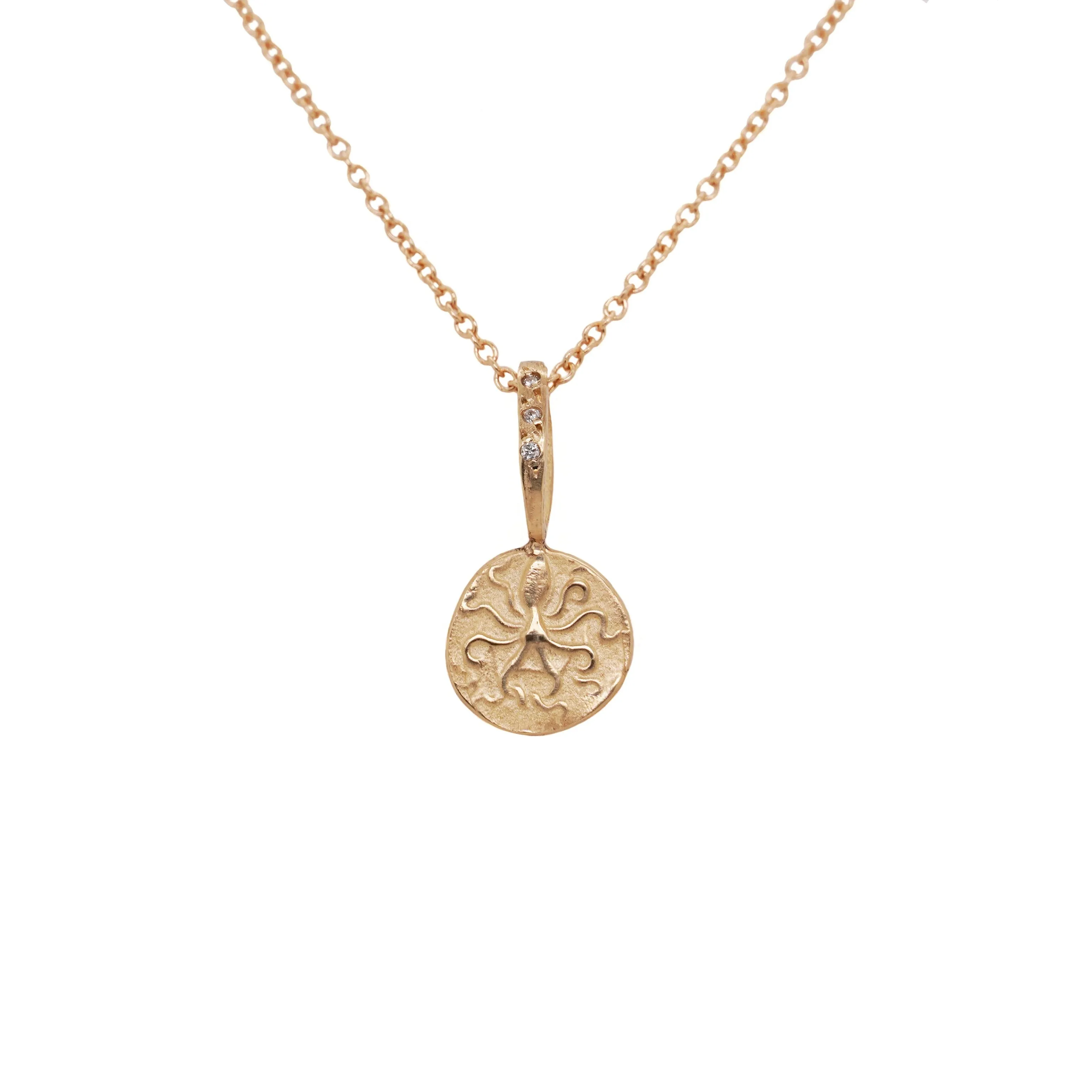 Gold Octopus | Balance Pendant