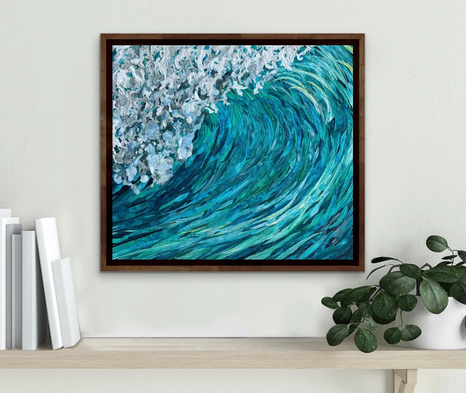 “Grace In Motion” Textile Art