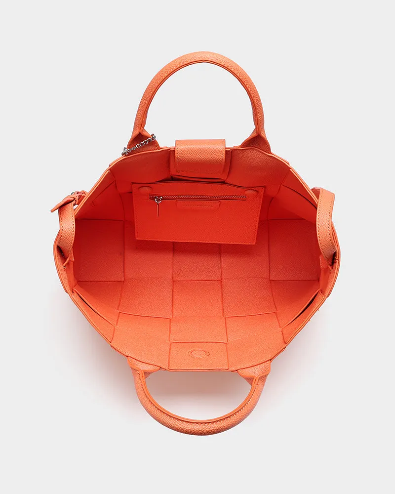 Graffiti Tote Bag in Orange